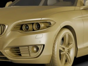 b m w 2 f22 2014 3D Model
