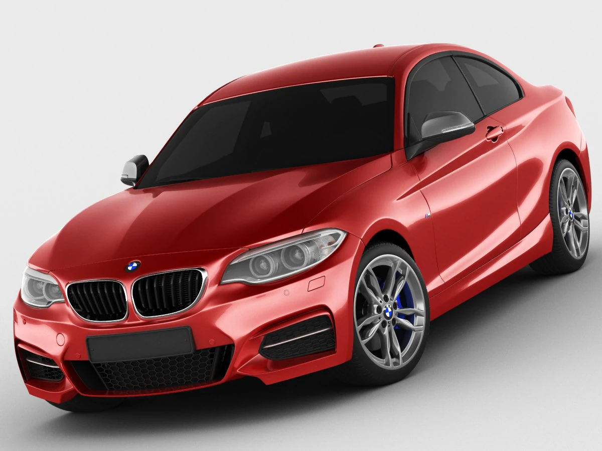 b m w m235i f22 3D Model .c4d .max .obj .3ds .fbx .stl .blend 