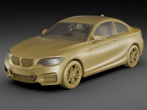 b m w m235i f22 3D Model