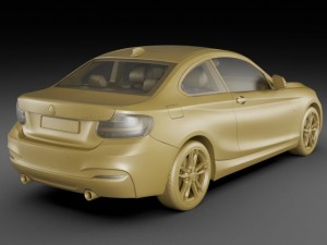 b m w m235i f22 3D Model