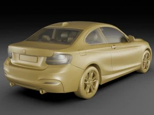 b m w m235i f22 3D Model
