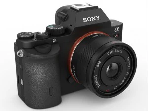 Sony Alpha 7r Kamera 3D Modell