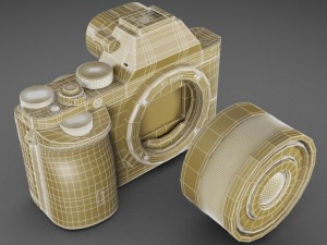 sony alpha 7r camera 3D Model