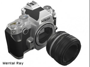 nikon df digidal camera 3D Модель