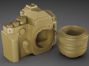 nikon df digidal camera 3D Модель
