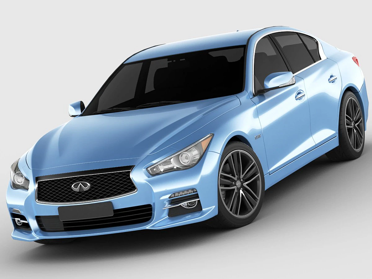 infiniti q50 3D Model .c4d .max .obj .3ds .fbx .stl .blend 