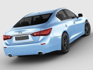 infiniti q50 Modèle 3D