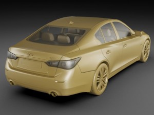 infiniti q50 Modèle 3D