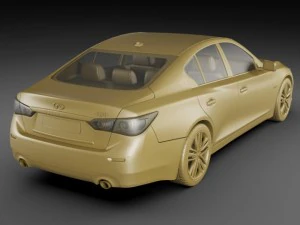 infiniti q50 3D Model