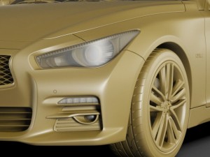 infiniti q50 Modèle 3D