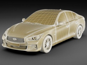 infiniti q50 Modèle 3D