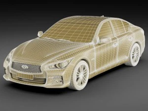 infiniti q50 3D Model