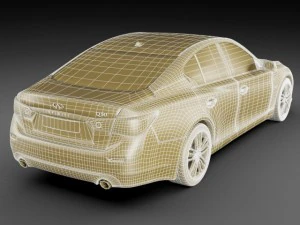 infiniti q50 3D Model