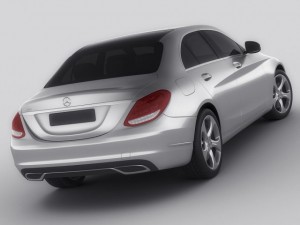 mercedes c class 2014 avantgarde Modello 3D