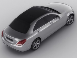 mercedes c class 2014 avantgarde Modello 3D