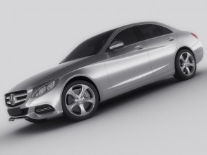 mercedes c class 2014 avantgarde Modello 3D