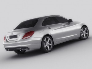 mercedes c class 2014 avantgarde Modello 3D