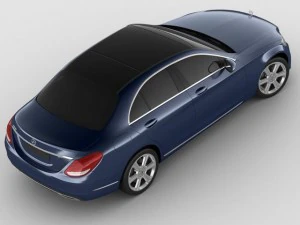 mercedes c class 2014 exclusive 3D Model