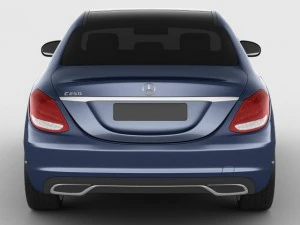 mercedes c class 2014 exclusive 3D Model
