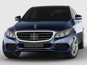 mercedes c class 2014 exclusive 3D मॉडल
