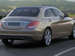 mercedes c class 2014 exclusive 3D Model