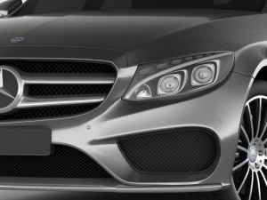 mercedes c class 2014 amg line Modello 3D