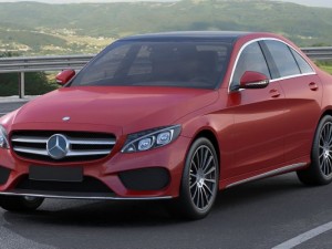 mercedes c class 2014 amg line Modello 3D