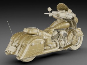 indian chieftain 2014 3D Model