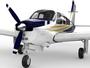 beechcraft bonanza g36 3D Model