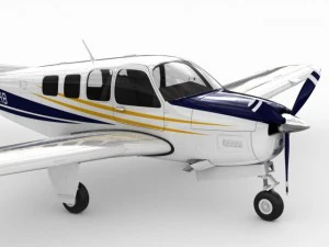 beechcraft bonanza g36 3D Model