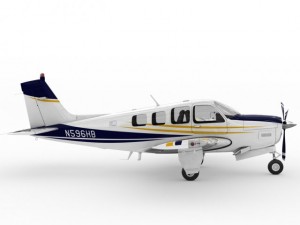 beechcraft bonanza g36 3D 모델