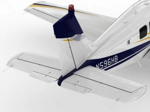beechcraft bonanza g36 3D Model