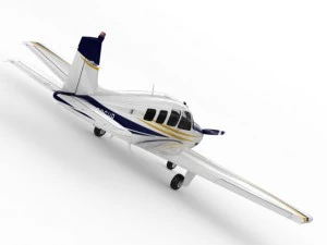 beechcraft bonanza g36 3D Model