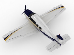 beechcraft bonanza g36 3D 모델