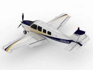 beechcraft bonanza g36 3D Model