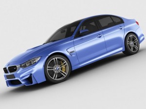 b m w m3 f30 Modelo 3D