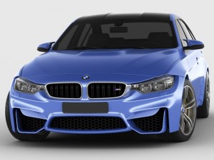 b m w m3 f30 Modelo 3D