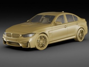 b m w m3 f30 Modelo 3D