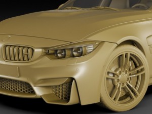 b m w m3 f30 Modelo 3D