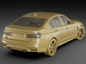 b m w m3 f30 Modelo 3D