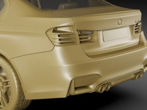 b m w m3 f30 Modelo 3D