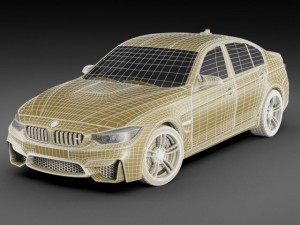 b m w m3 f30 Modelo 3D