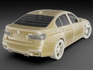 b m w m3 f30 Modelo 3D
