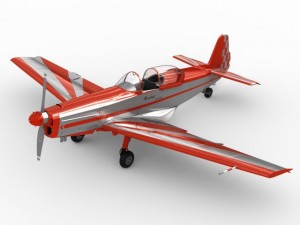 zlin z526 afs Modelo 3D