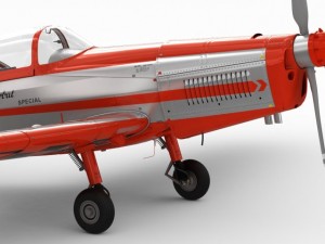 zlin z526 afs Modelo 3D
