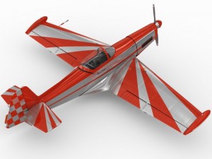 zlin z526 afs Modelo 3D