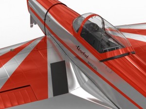 zlin z526 afs Modelo 3D