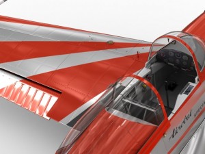 zlin z526 afs Modelo 3D
