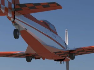 zlin z526 afs 3D Model