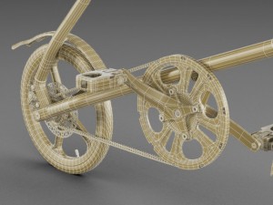 strida lt bike 3D Model